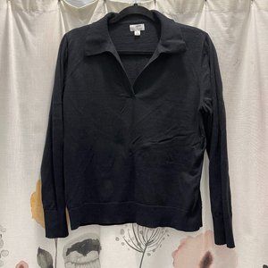 J Crew Factory Cotton-blend Polo Sweater